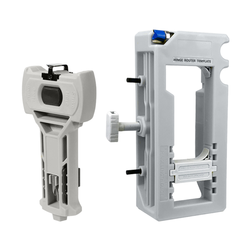 Kit de instalación de bisagras de puerta y pestillo de puerta Kit de instalación de bisagras de puerta DIY/modelo de mortaja para cincel y puntuación precisas: Azul