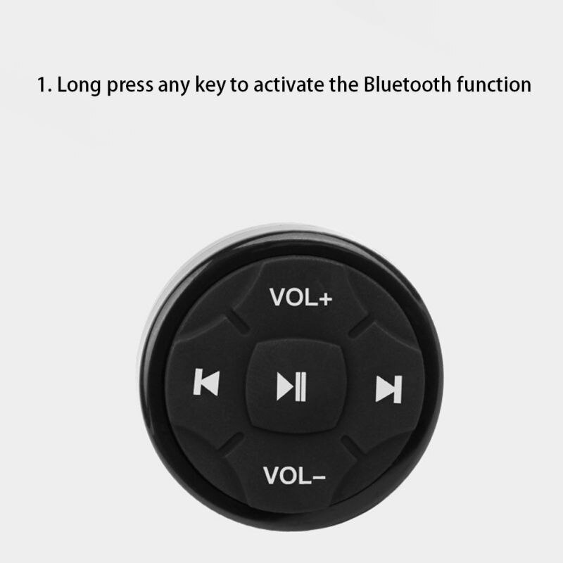 1pcs Auto Bluetooth Stuurwiel Mini Bluetooth 4.0 Auto Afstandsbediening Mobiele Telefoon Bluetooth Afstandsbediening