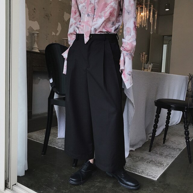 Fashion High Quality Men Spring Autumn Slim fit straight Trouser