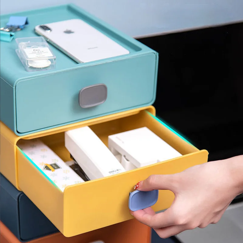 Schublade Kosmetik Parfüm Haar Zubehör Briefpapier Schmuck machen-hoch Gestell Lagerung Haushalt Kunststoff Schreibtisch Gittergewebe Organizer Kasten