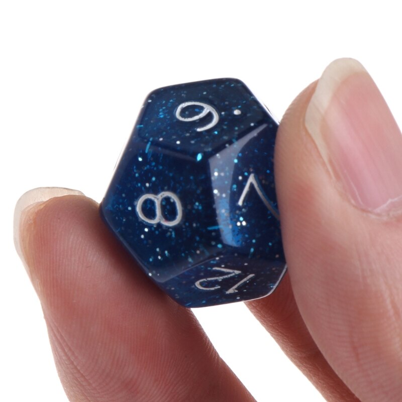 3Pcs Multicolor 12 Zijdig Hars Dobbelstenen Astrologie Tarots Constellation Waarzeggerij