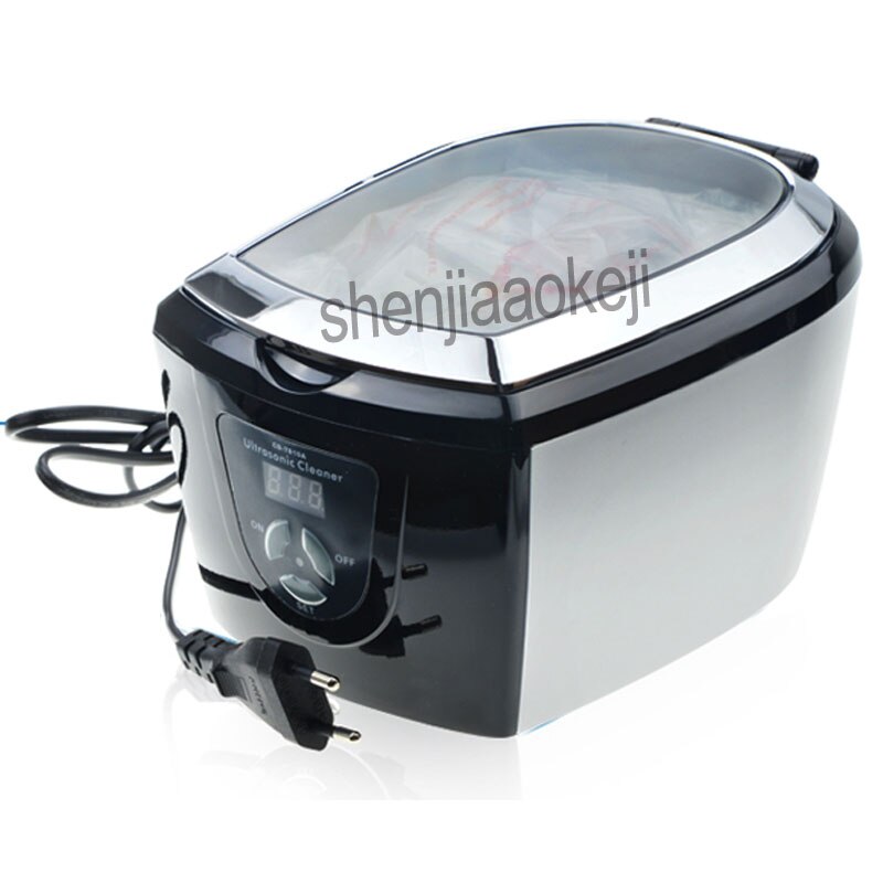 Ultrasonic cleaner 750ml CD-7810A ultrasonic cleaner 220~240V timing jewelry dental watch DVD VCD disc 1pc