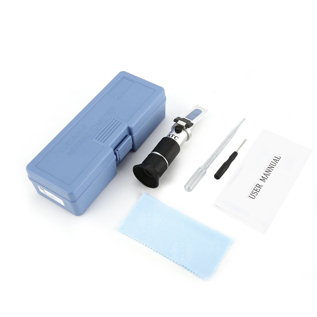 Handheld Refractometer 58-90% Optical Sugar Honey Food Beverages Apiculture Content Meter Mini ATC Brix Measuring Tester
