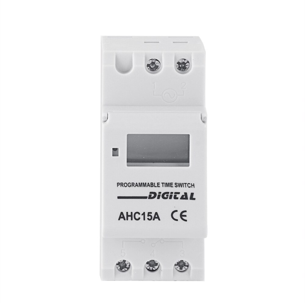 THC15A TP8A16 AHC15A DIN RAIL DIGITALE PROGRAMMEERBARE Digitale LCD Wekelijkse Programmeerbare Timer Relais Schakelaar 220V