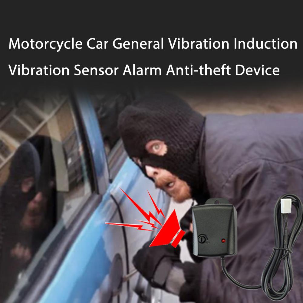 Motorcykel bil allmän vibration induktion vibrationssensor larm stöldskydd enhet motorcykel bil stöldskydd enhet
