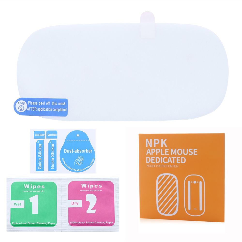 For Apple Magic Mouse Anti-Fingerprint TouchPad Protective Film for Trackpad 2 Magic Mouse Dustproof Sticker Film Protector: Positive For Magic
