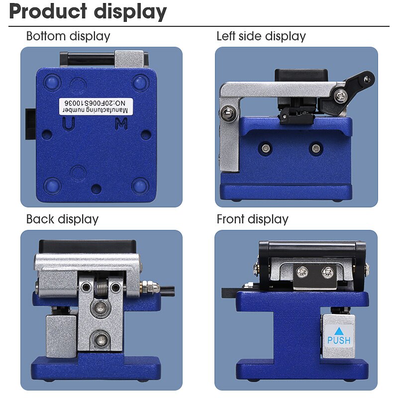 Hoge Precisie FC-6S Fiber Cleaver Connector Optical Fiber Cleaver, Gebruikt In Fttx Ftth . Sturen Breukvast Tas