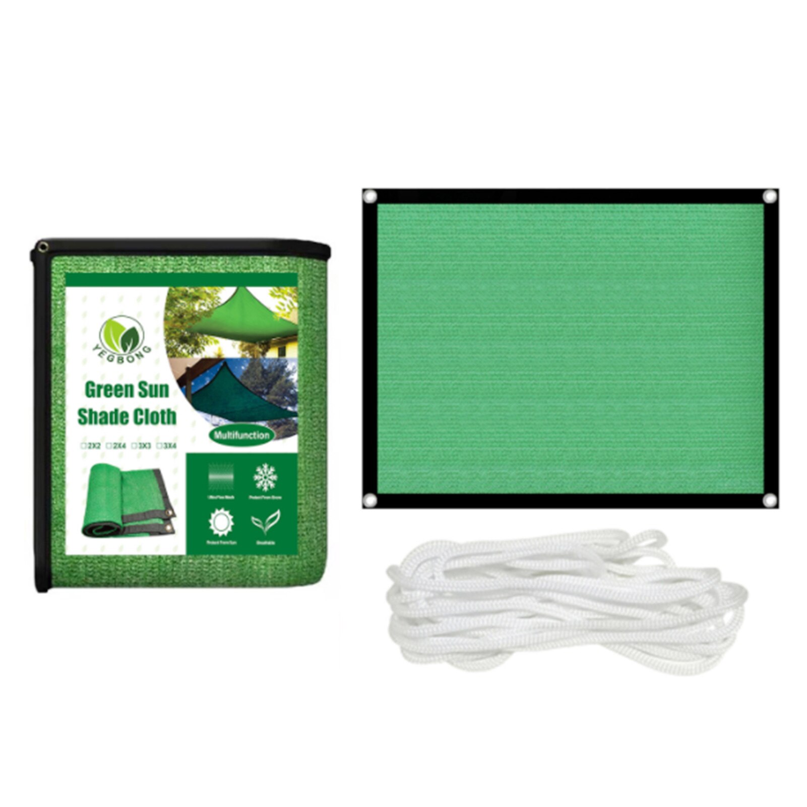 Plant Shade Cloth Plant Umbrella Shade For Potted Plants Sunblock Mesh Shade Windscreen Protection For Garden Kennel Fence: Default Title