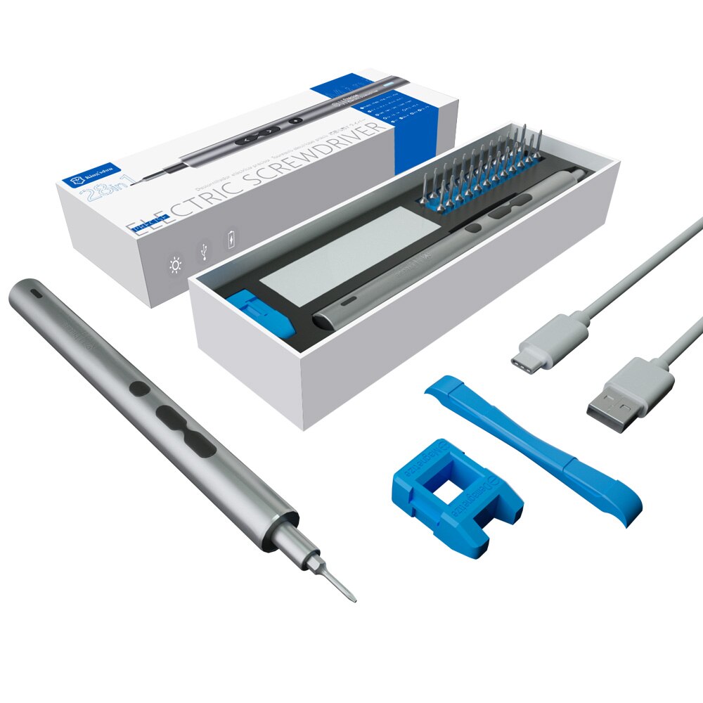 Mini Elektrische Schroevendraaier Usb Opladen Draagbare Schroevendraaier Cordless Power Schroevendraaier Boor Magnetische Schroevendraaier Reparatie Set: Default Title