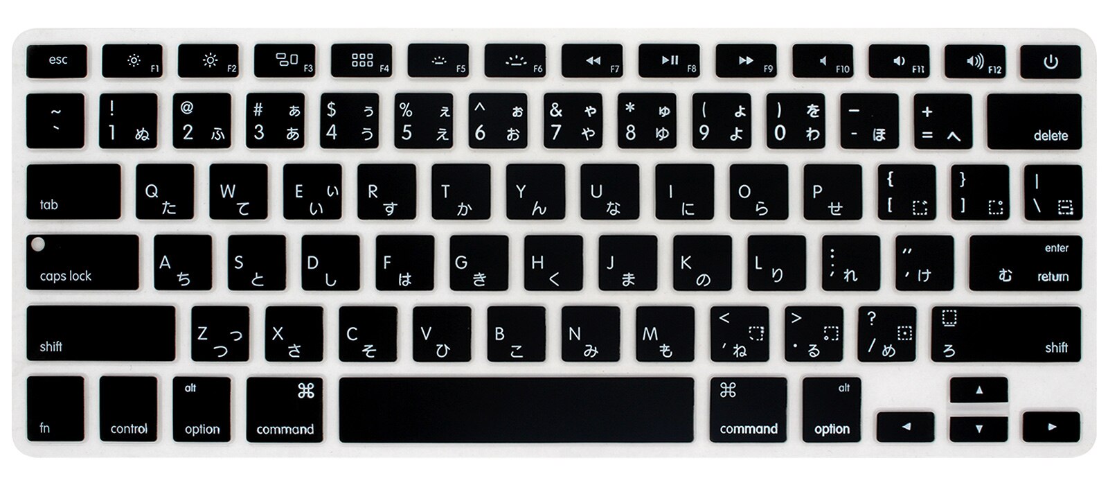 HRH Waterproof Japanese Silicone keyboard Cover Skin Protector For Macbook Air Pro Retina 13 15 17 All Before USA Version