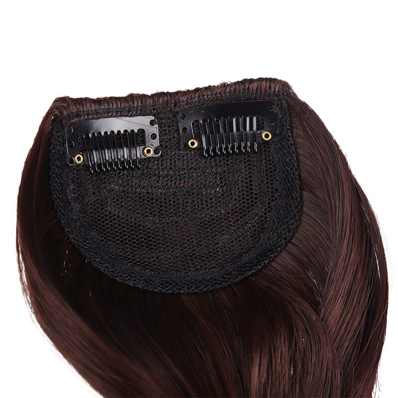 Talang bangs hair extensions flat nett bangs syntetisk klips i hår lugg frynser hairpieces hair extensions for kvinner