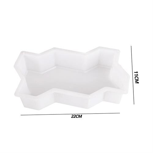 1pc manuelt hage fortau mold diy manuelt veibelegg sement betong murstein stein støpe hageverktøy diy hage: H