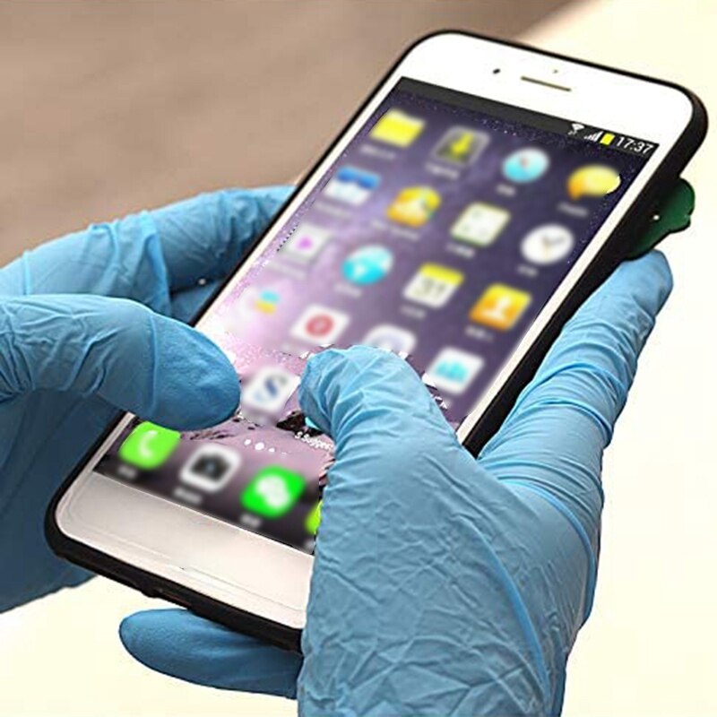 PVC Disposable Food Prep Gloves, Disposable Nitrile Work Gloves for Cooking, Food Handling, Press Sn