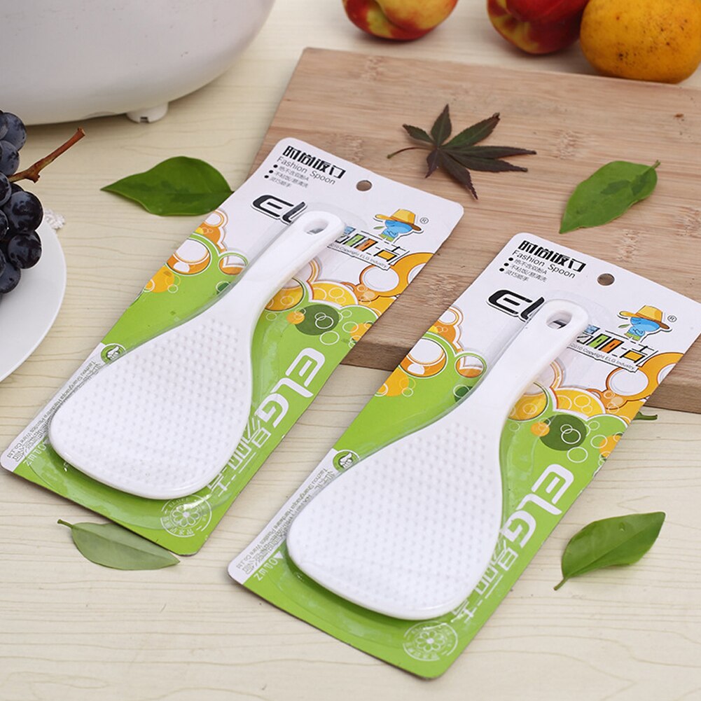 Cuillère à riz en plastique, palette de riz domestique, spatule de cuisine, antiadhésif, cuillères de service, ustensile de cuisine, outils résistants à la chaleur