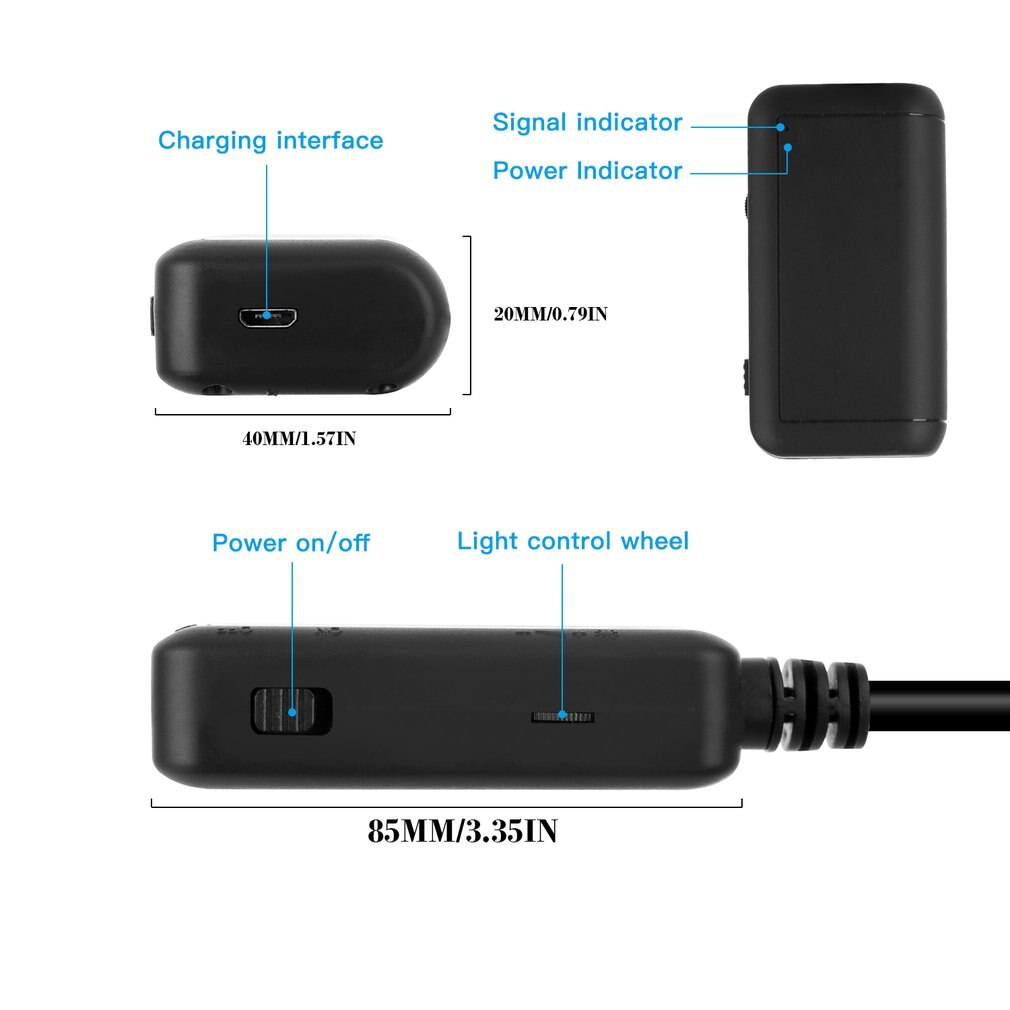 Wifi 5.5Mm Handheld Endoscope Borescope Video Inspection Camera Portable Endoscope Hard Line Camera For F220