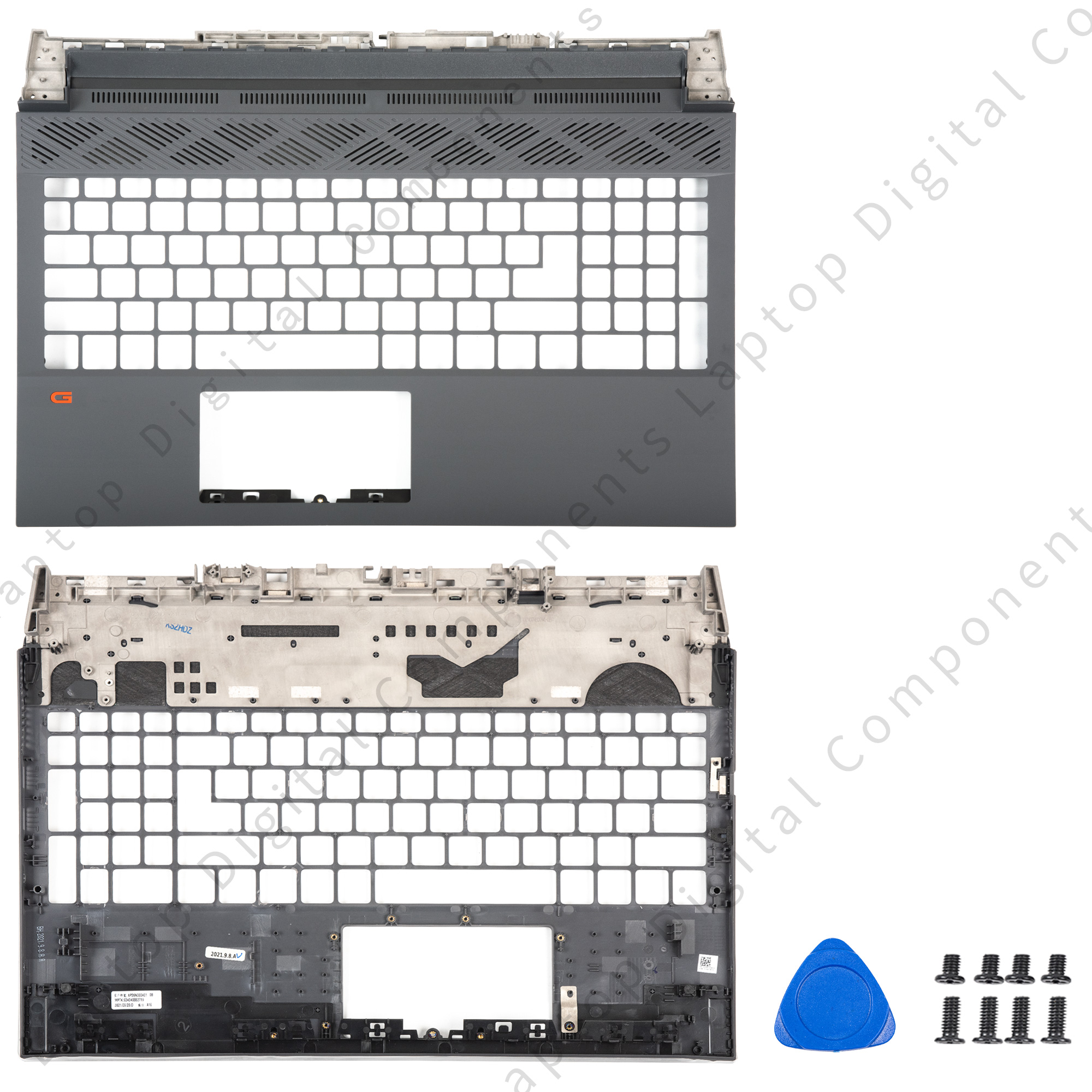 Nowość Pokrowiec na laptopa Dell G15 5510 5511 5515 5520 5525 Pokrywa tylna LCD Przednia ramka Palmrest Dolna obudowa Zawiasy Pokrywa notebooka
