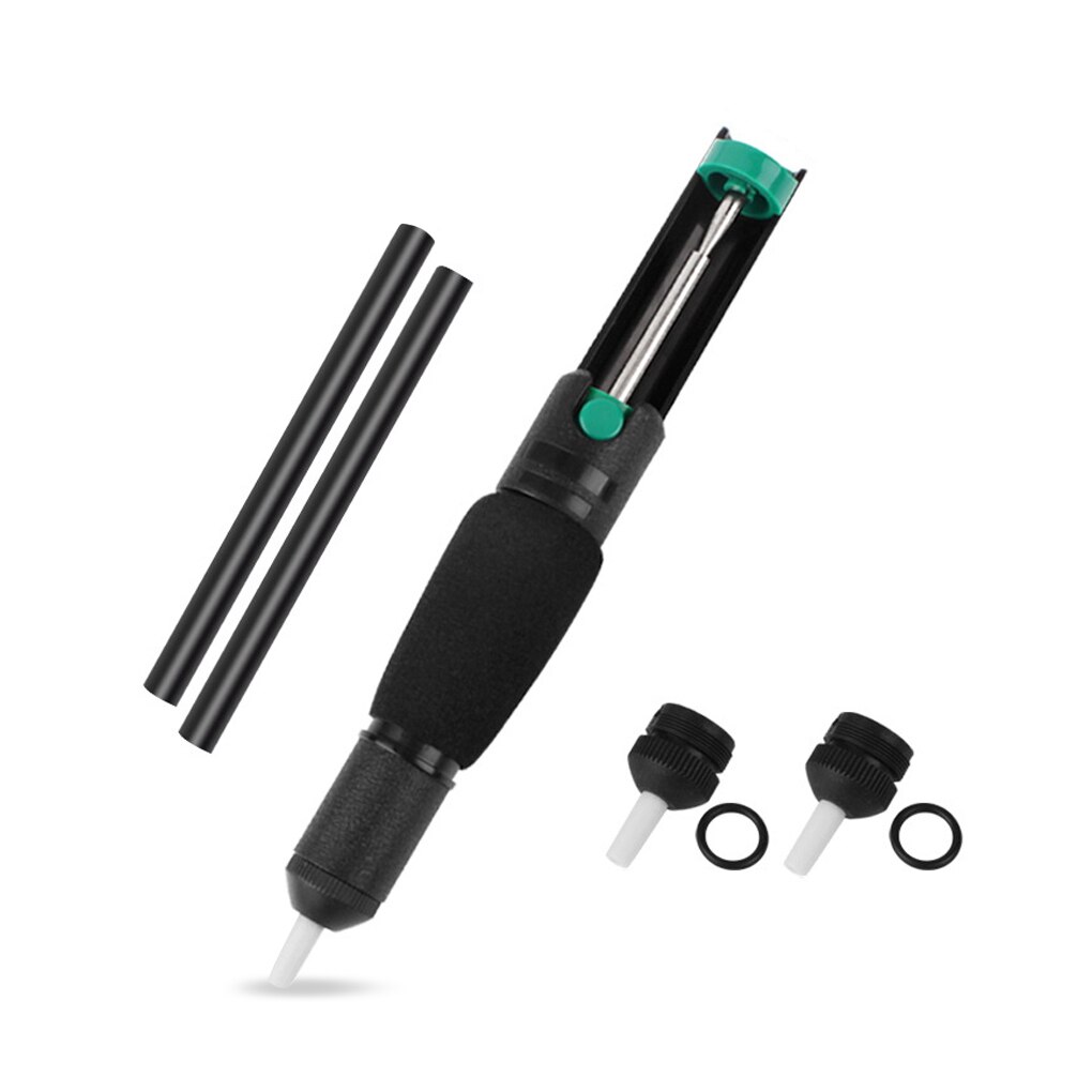 Solder Sucker Soldering Iron Suction Pump Remover Press Removal Pen Househole Work Tool with Replacement Nozzles: Type 4