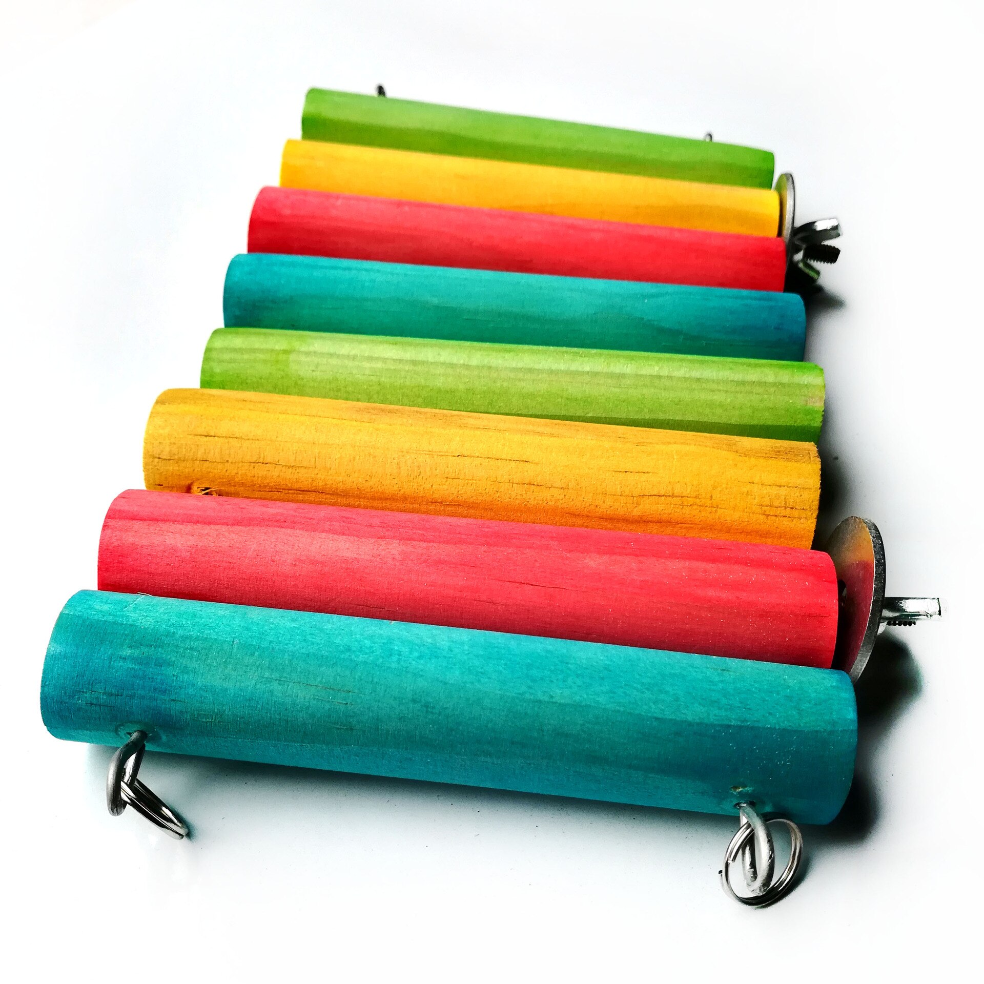 bird parrot pet wooden cage accessories toys logs perched bird cage pet toys