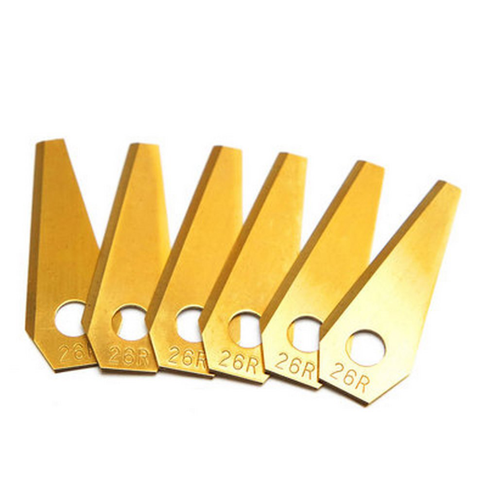 30PCS Stainless Steel Lawn Mower Replacement Blade Screw Parts&amp;0.75mm Titanium Coated Replacement Blade for Husqvarna Automower