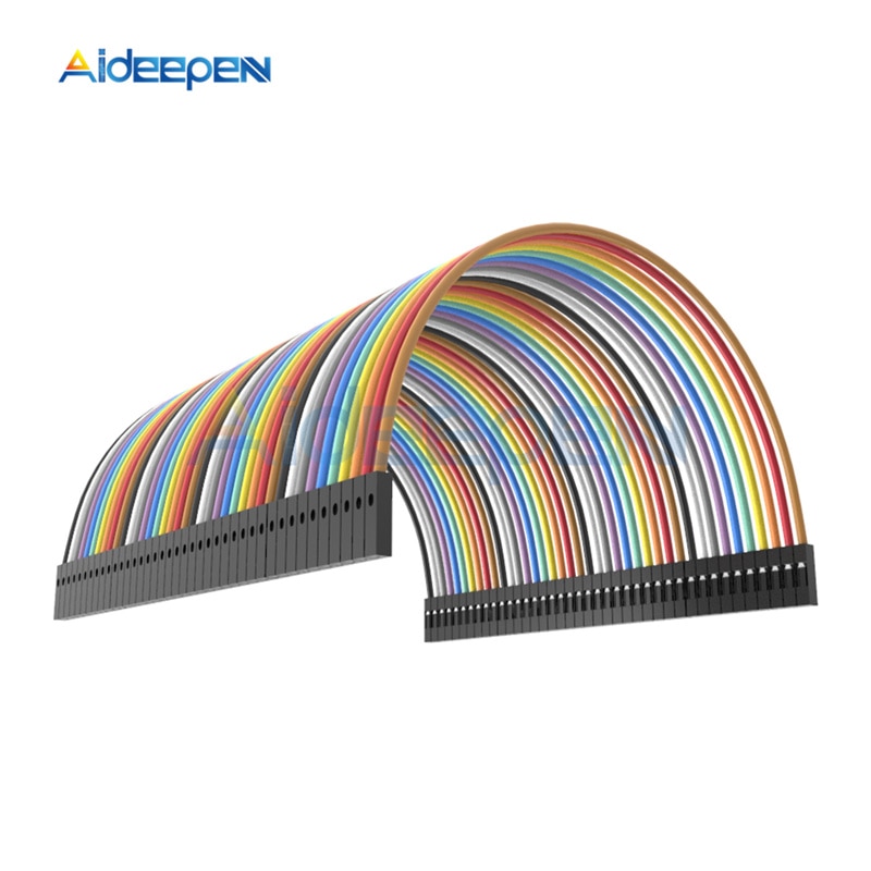 Conector de Cable Dupont para Arduino, 5 pines, 10 pines, 40 Pines, 10CM, 20CM, macho a hembra