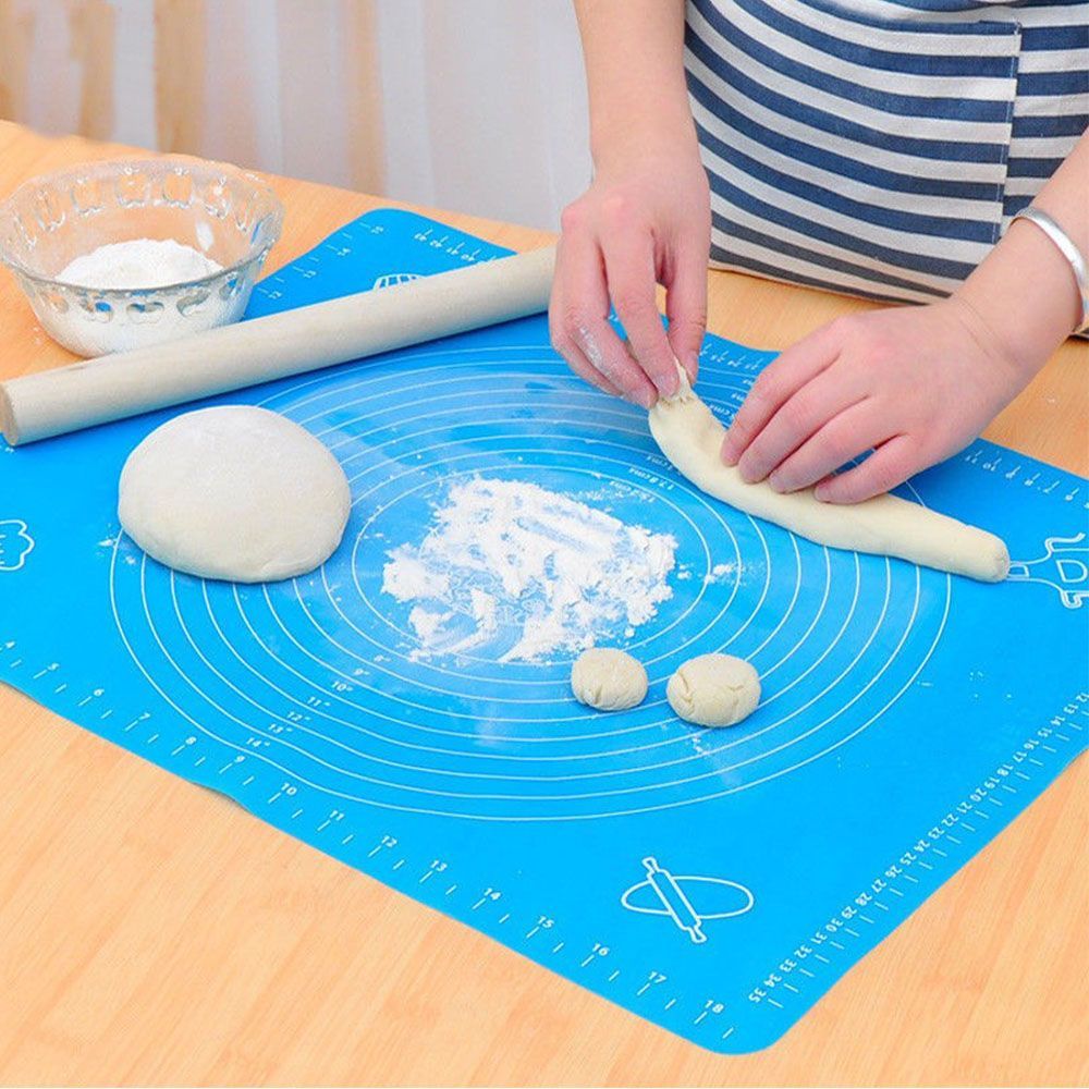 Silicone Dough Flour Cutting Mat Heat Resistance Pastry Boards Rolling Fondant Mat Pad Kitchen Cooking Boards Cake Baking Tools