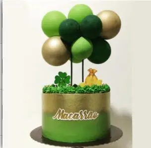 10 stks 5 Inch Ballon Cake Topper Metalen Confetti Ballen Cloud Vorm voor Verjaardag Baby Douche Bruiloft Decoratie DIY benodigdheden: Chocolade