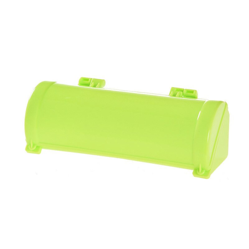 1 pc affaldsposer opbevaringsboks køkken gadgets container plastboks vægmonteret badeværelse organisation organisator: Grøn