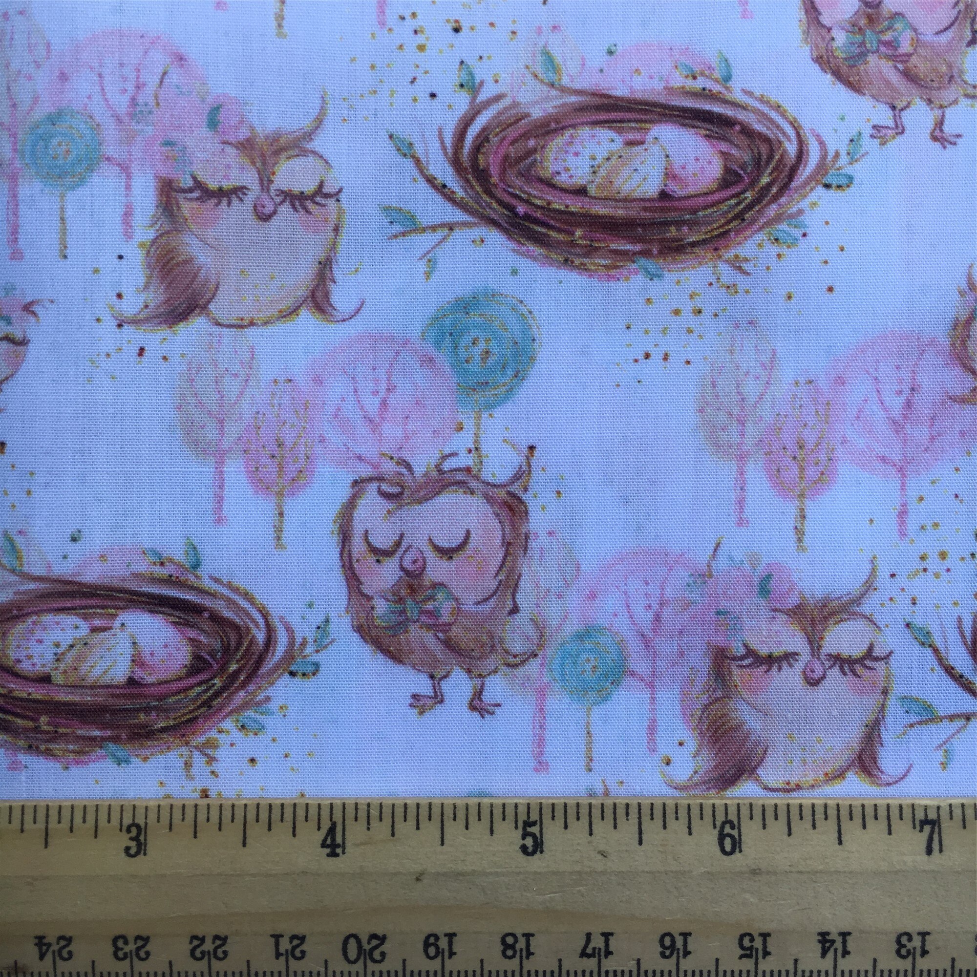 Tissu en coton Polyester Patchwork hibou hérisson, pour enfants, tissu de couture, matériel de couture, bricolage, c13623: 1073184001