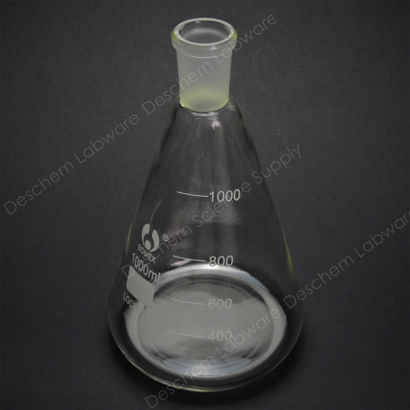 1000 ml, Glas Zuig Filter Kit, 350 ml 70 m Buchner Trechter & 1L Erlenmeyer