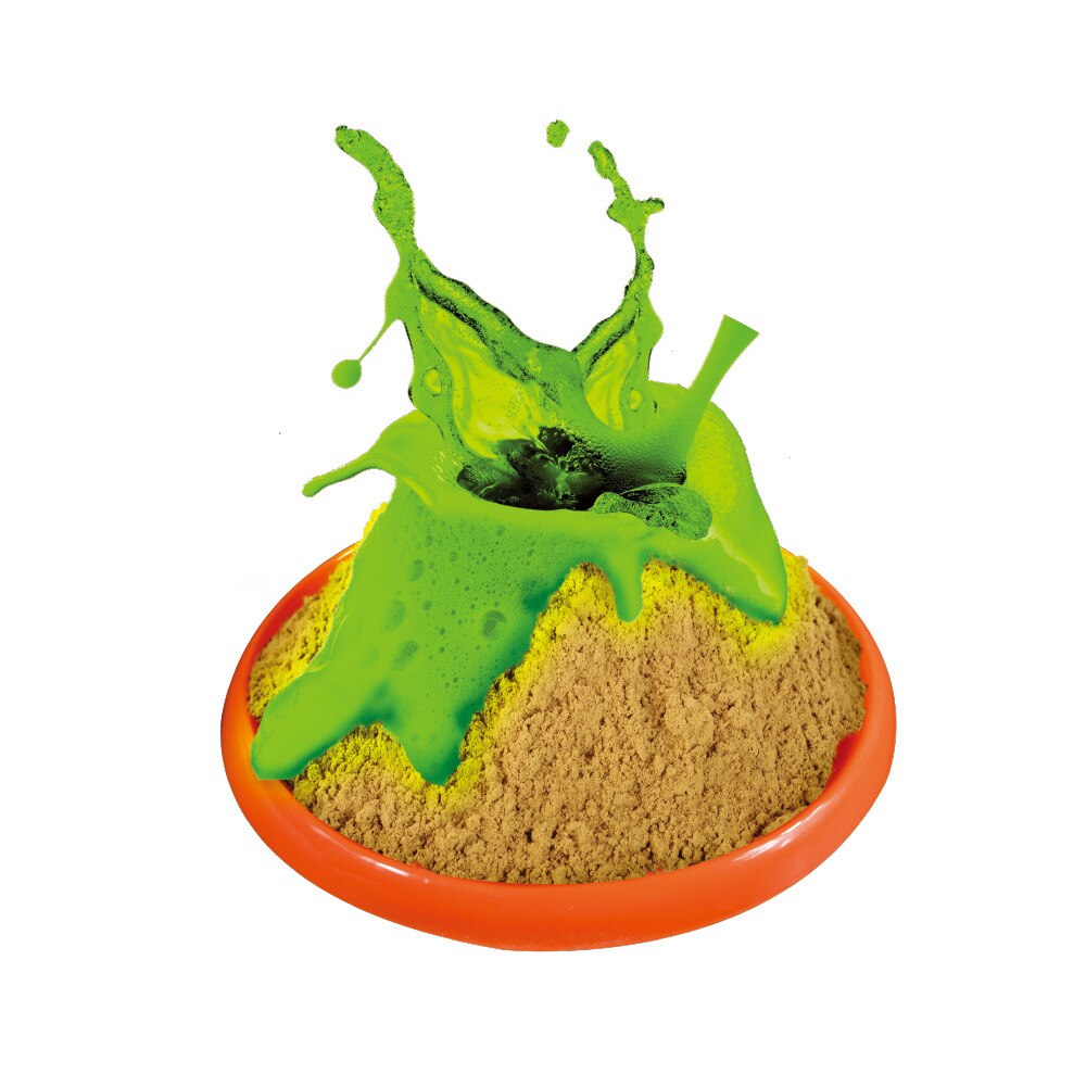 Diy pussel vulkanutbrott experiment set små barn vetenskap experiment lek