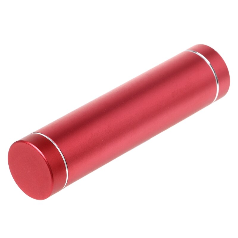 Metal USB 5V Power Bank Box Kit 1X 18650 Battery DIY Box Charger For Cell Phone Power Bank Accessories Rose Red