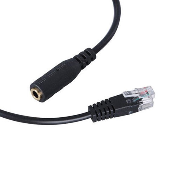 Gniazdo wtykowe 3.5mm robić RJ9 dla zestawu słuchawkowego iPhone robić kabla adaptera telefonu biurowego Cisco