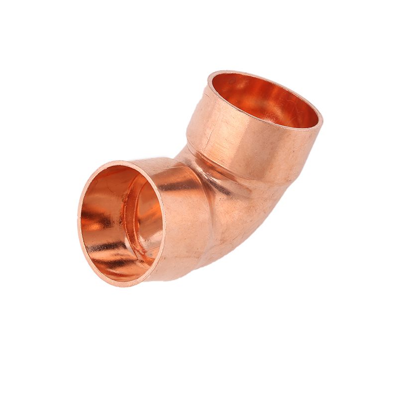 6.35mm - 50.8mm Copper Welding Pipe Fitting Equal Elbow Double Socket Connector for Air Conditioning Refrigeration