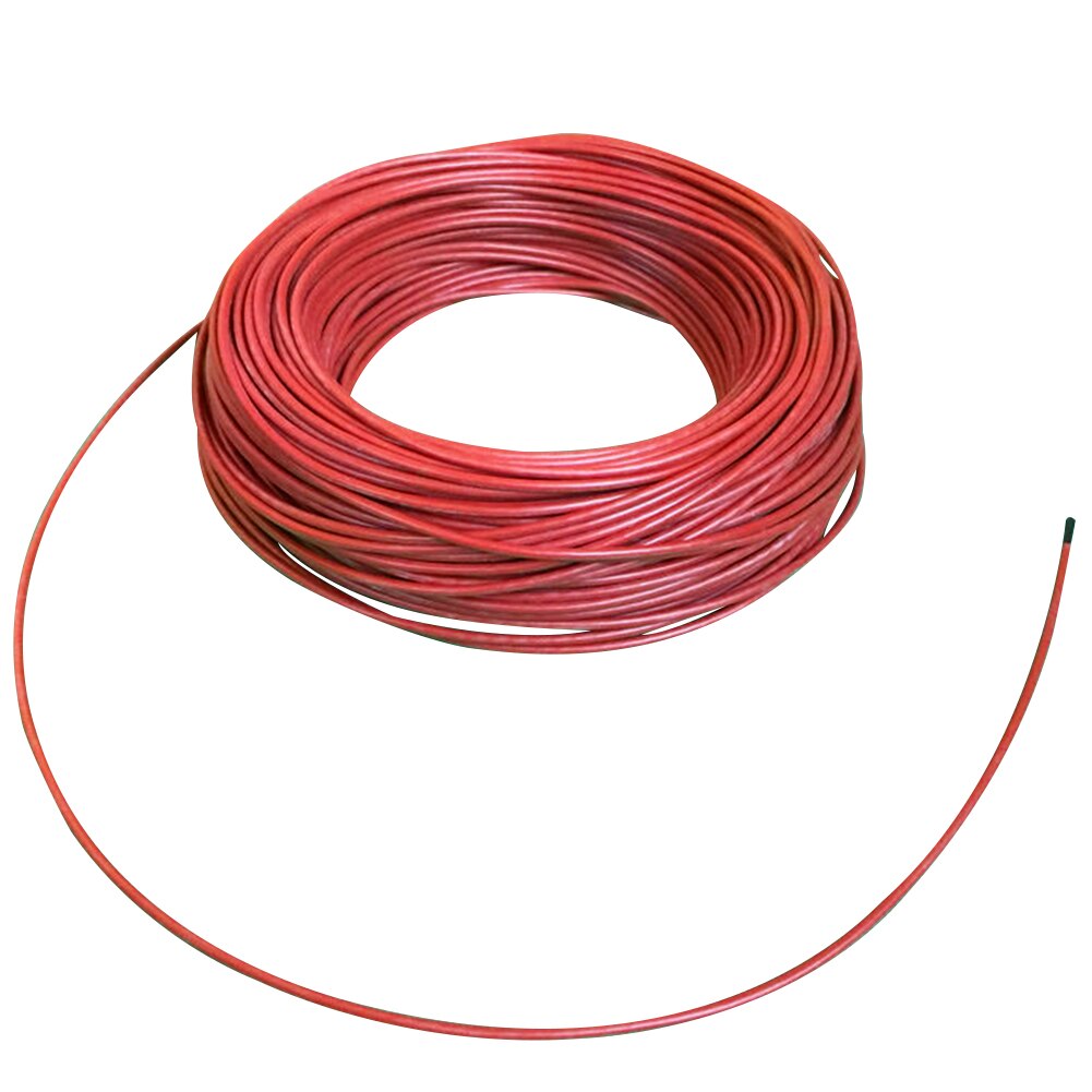 Câble chauffant multifonction isolé en Fiber de carbone rouge, 100m, Durable 12K, pour couverture électrique et ferme