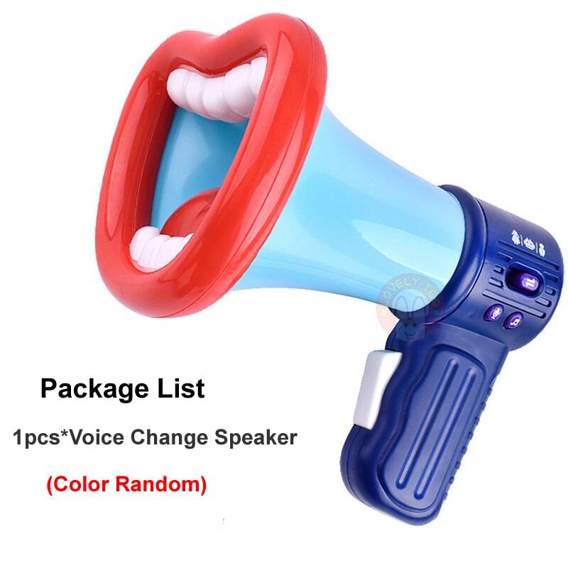 Voice Changer Grappige Luidspreker Recorder Voice Veranderen Speaker Fun Speelgoed Kinderen Kids Handheld Mini Vocal Speelgoed: Default Title