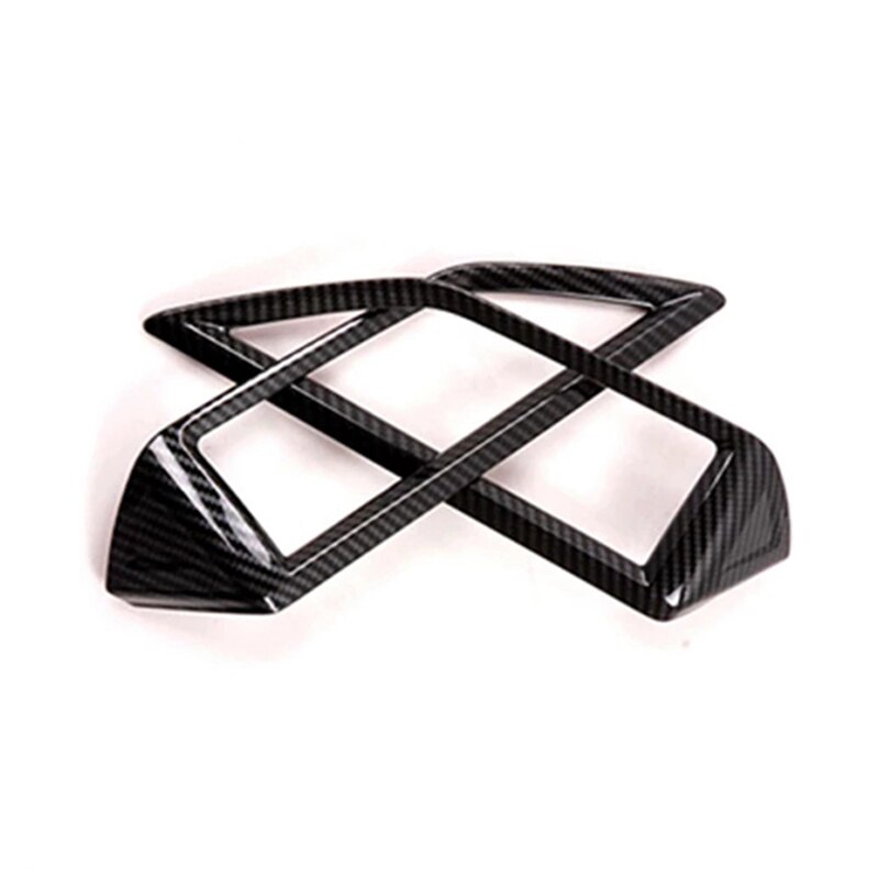Car Air Conditioning Vent Outlet Cover Trim ABS Carbon Fiber for Subaru Forester Interior Accessories