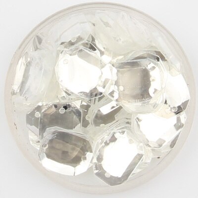 30Gram 3-25Mm Kristal Transparante Losse Pailletten Pailetten Naaien Bruiloft Decoratie Craft Diy Kledingstuk Accessoires: 10x14 rectangular