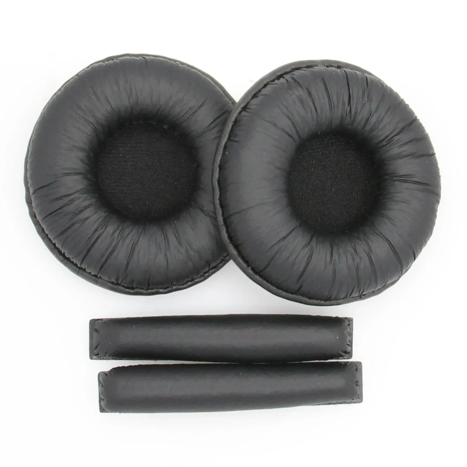 Ohrpolster Stirnband passend für Sennheiser PX100 PX100-II PX200 PX80 PXC150 PXC250 Kopfhörer Zubehör Schwarz Grau Kunstleder Schaumstoff: Koralle