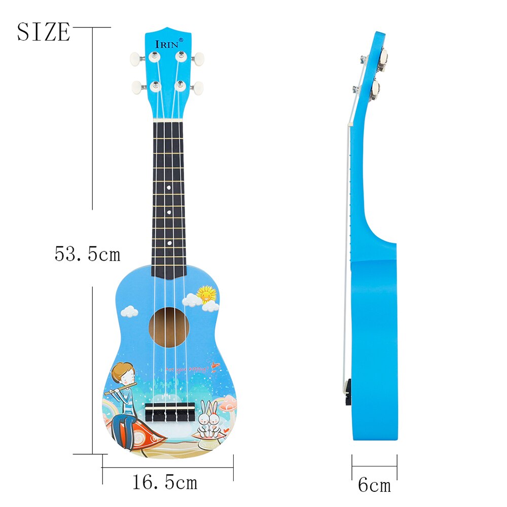 M MBAT-ukelele de tilo de 21 pulgadas para niño, instrumento Musical de 4 cuerdas, guitarra hawaiana, bolsa de ukelele, de Navidad