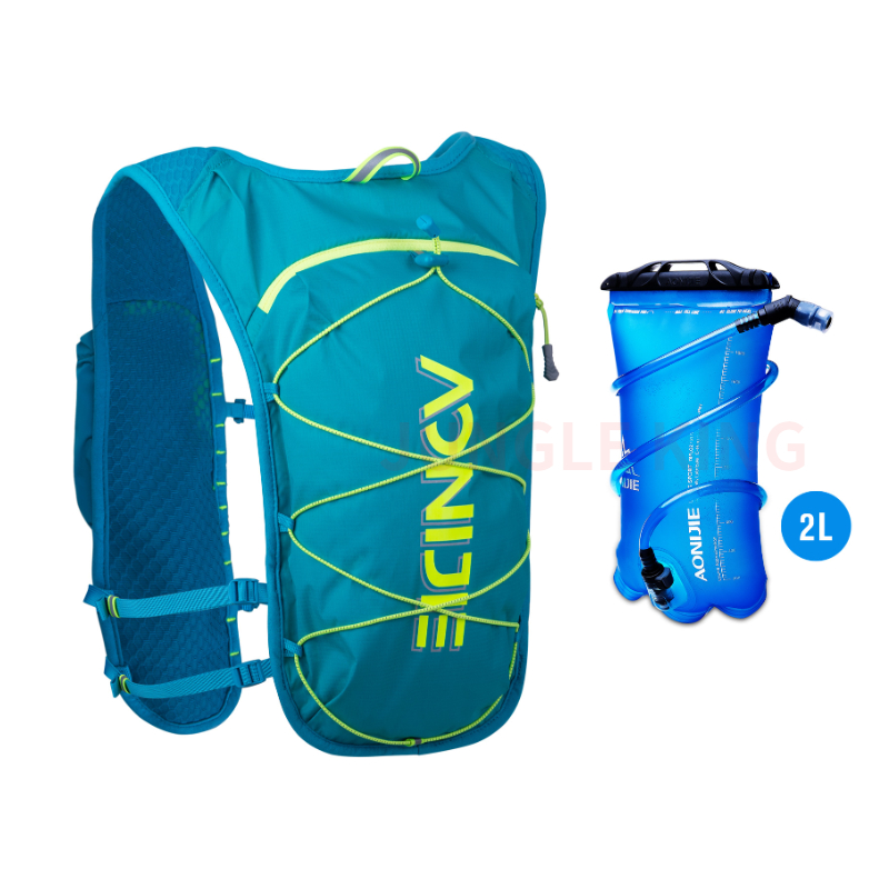 AONIJIE C9107 Outdoor Sports Cross-country Backpack 2L Water Bag Running Hydration Pack Rucksack Vest Bag For 68cm - 130cm Chest: GRAY COLOR