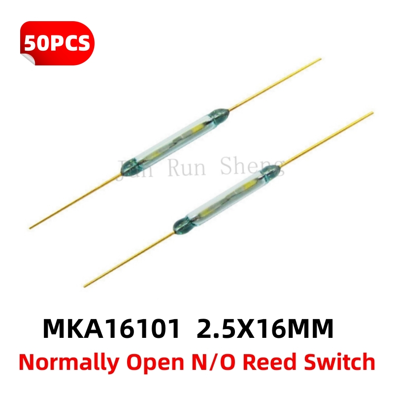 50PCS Reed Switch Magnetic Control Sensor Normally Open 0.3A 0.5A 5A MKA-07101 MKA-10110 MKA-14103 MKA-16101 MKA-20101 MKA-50202: green
