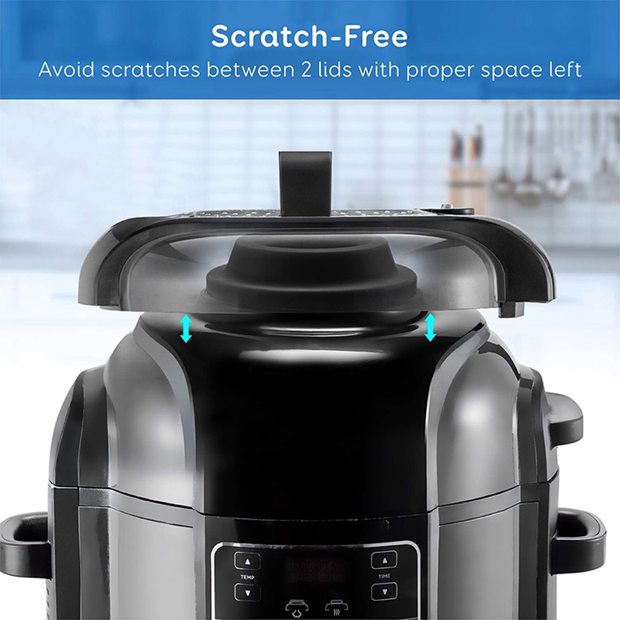 Airfryer deksels pad siliconen meerkleurige veilige potdeksel ondersteuning pad compatibel met airfryer keukenbenodigdheden