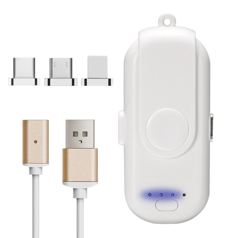 Mini Magnetische Charger Power Bank Micro Usb Type C 1000Mah Draagbare Batterij Oplader Voor 3 In1 Mobiele Telefoon Oplader magetic: 4 three in one