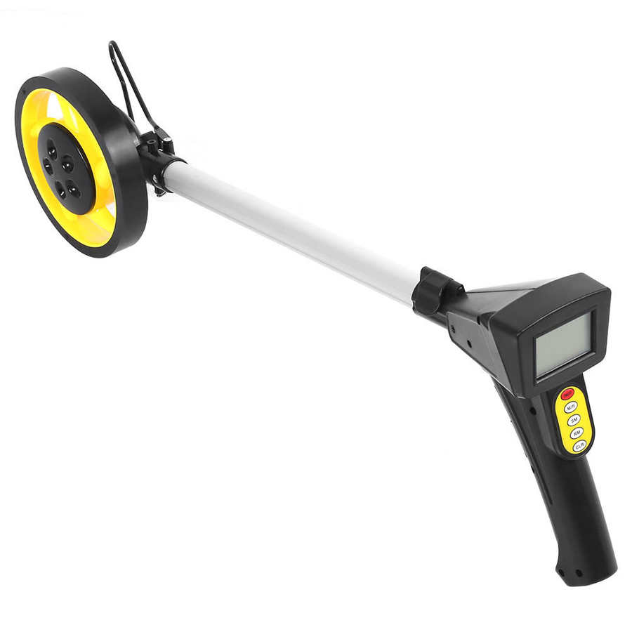 Foldable Digital Distance Measuring Wheel Measure Road Land Builders Workers Tools