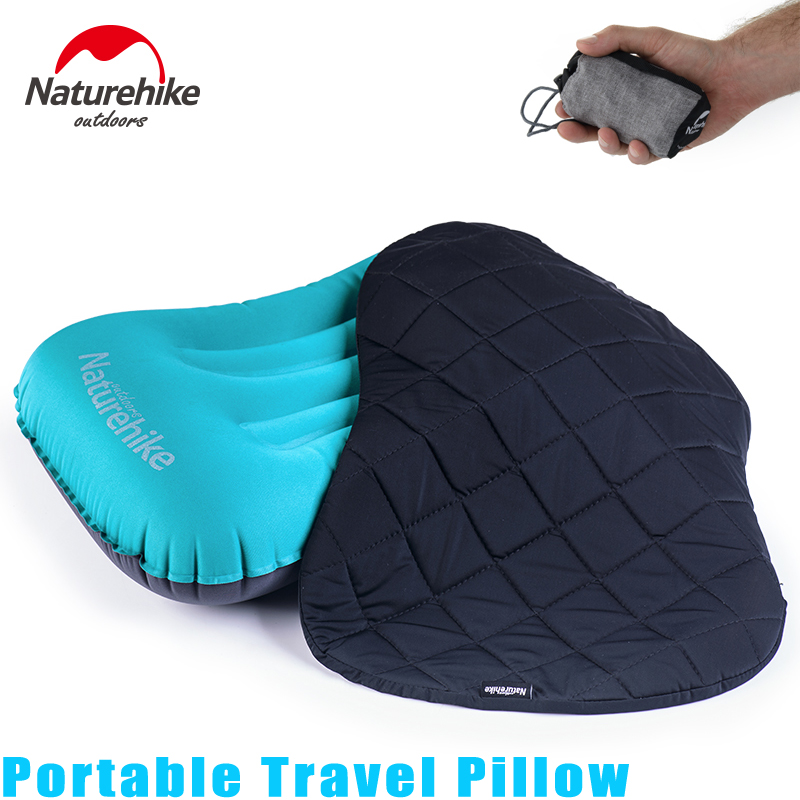 Ultralette oppustelige rejsepuder komprimerbar kompakt oppustelig komfortabel ergonomisk pude til udendørs camp backpacking
