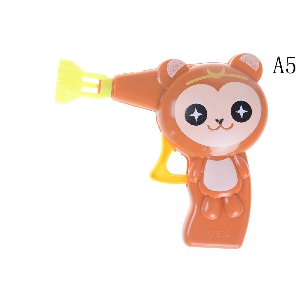 Mooie Cartoon Dier Zeep Water Bubble Gun Kinderen Bellen Blazen Speelgoed Voor Kind Outdoor Speelgoed Handleiding Bubble Gun Blower: A5