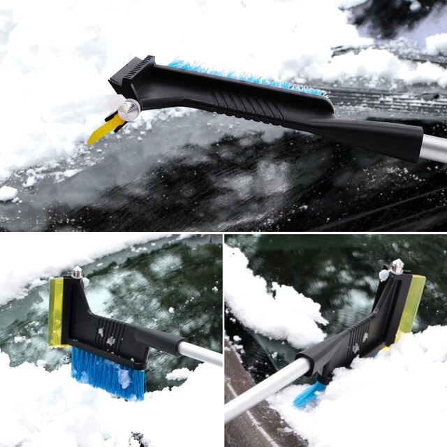 Pelle de déneigement pour voiture, pour gratter la glace et la neige, artefact de balayage pour voiture