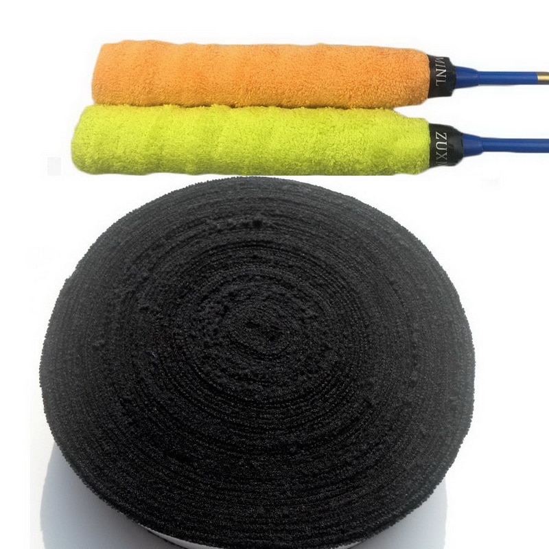 1 rulle 10 m skridsikkert håndklæde badmintongreb selvklæbende svedebånd tennis overgrip wrap til racket fiskestang sport tape