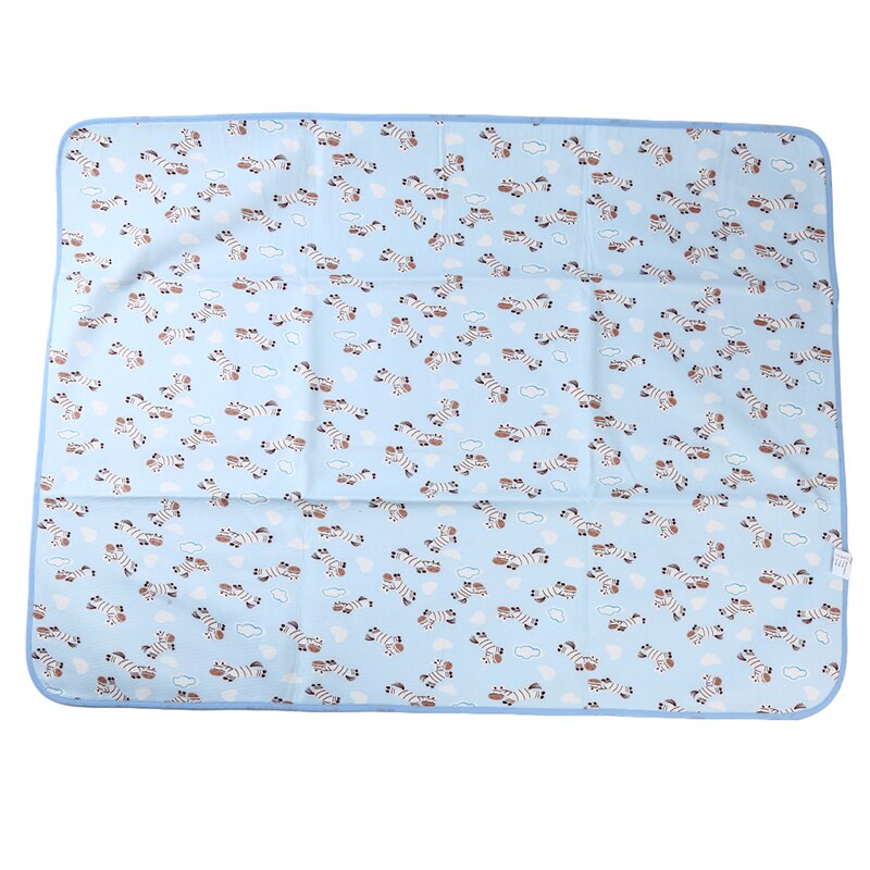 Portable Baby Mattress Sheet Incontinence Pad Mattress Protector Cotton Waterproof Bed Toddler Travel Mattress Bed Mat: Blauw