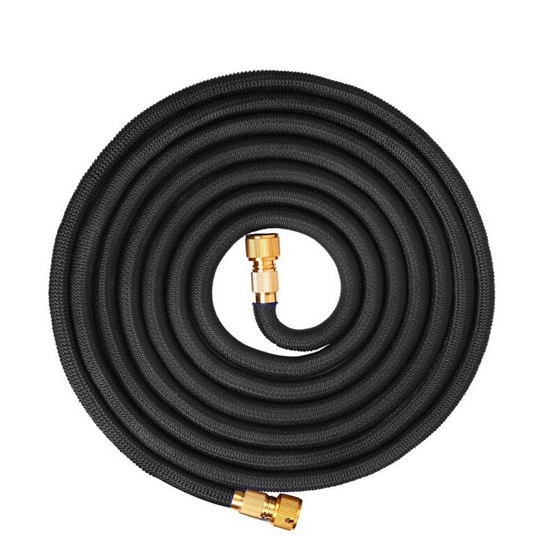 15FT-100FT Garden Hose Expandable Flexible Water Hoses Plastic Hose Pipe With Spray Gun Watering Three Layer TPE